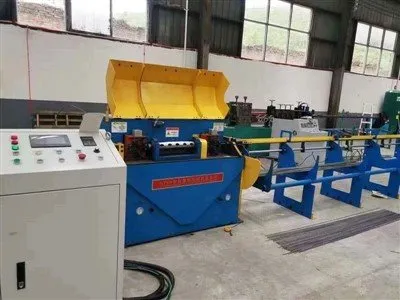 Kinijos gamintojo strypo vielos tiesinimo ir pjovimo staklės metalo metalurgijos mašinos su dideliu greičiu ir lengvai valdomos